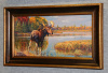 Tahqua Crossing - Framed 29.5" x 17.5". Not necessarily this frame but of similar size and qualilty.